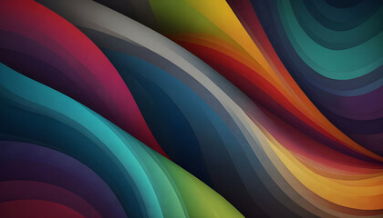 Fototapeta premium Abstract background, A colorful abstract background design. Generative Ai