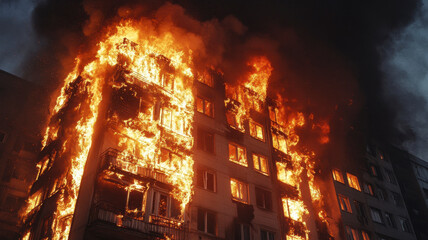 Apartment on Fire