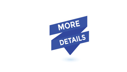 More details button web banner templates. Vector Illustration 