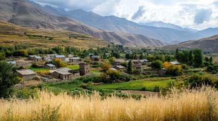 Picturesque Mountain Village