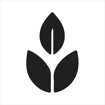 recommend clip art: leaf Vector silhoutte illustration on a white background.  