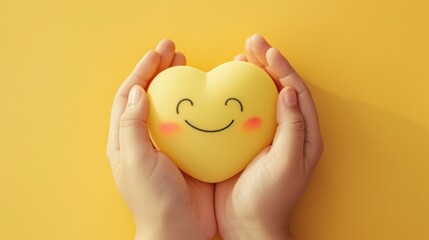 The Yellow Heart Emoji