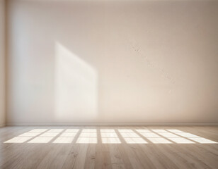 White studio abstract background for product presentation. Empty room with shadows  Display product with blurred backdrop