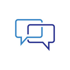 Speech bubble talk symbol icon vector 