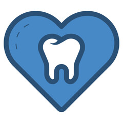 dental care love icon