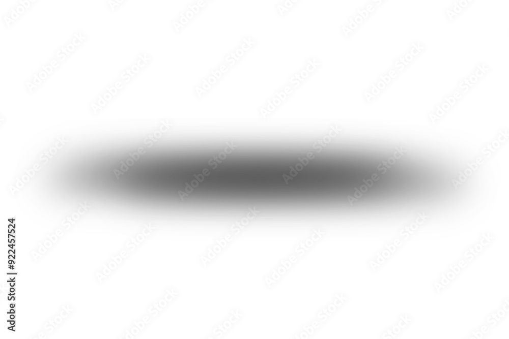 Wall mural transparent shadow effect. realistic shadow drop isolated on transparent background. png gradient sh