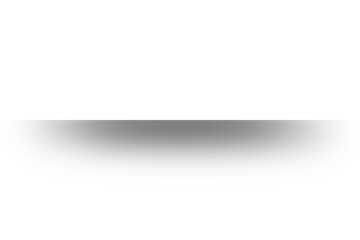 Realistic shadow effect isolated on transparent background. Blur shade overlay. PNG shadow for design
