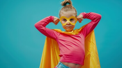 The superhero girl cape