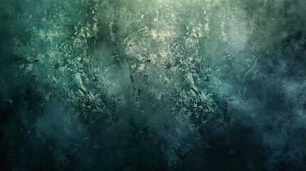 Obraz premium Dark grunge textured background green blue gray
