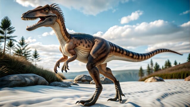 mononykus dinosaur background