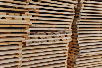 wooden pallets, materials for building