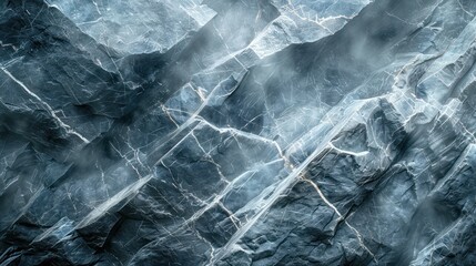 Obraz premium Raw marble stone surface (copy space, raw aesthetics, dynamic, Double exposure, Quarry)