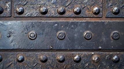 Close-up of Industrial Metal Fasteners