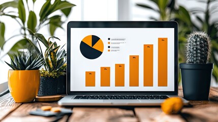 Create a manual graphic that displays numerical data using bar charts