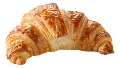 croissant isolated on white background
