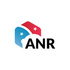 ANR letter logo design on white background. Creative  modern ANR letter logo design. Vector design.