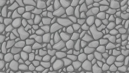 砂利のパターンイラスト