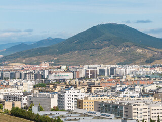 Naklejka premium Residential areas of the Pamplona Basin. Sarriguren, Ripagaina. Navarre
