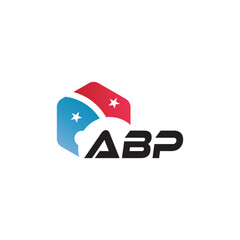 ABP letter logo design on white background. Creative  modern ABP letter logo design. Vector design.