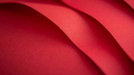 Red paper, showcasing its subtle texture and vibrant color