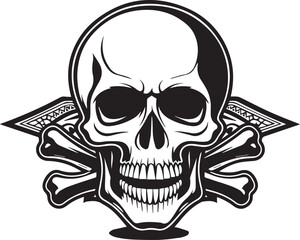 Download Premium Skull with Crossbones Vector Collection: Bold Designs for Creative Use, EPS File