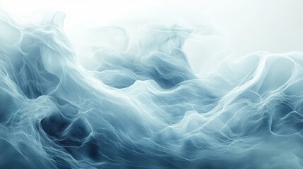 Enchanted wind gust with detailed air currents, mystical glow,