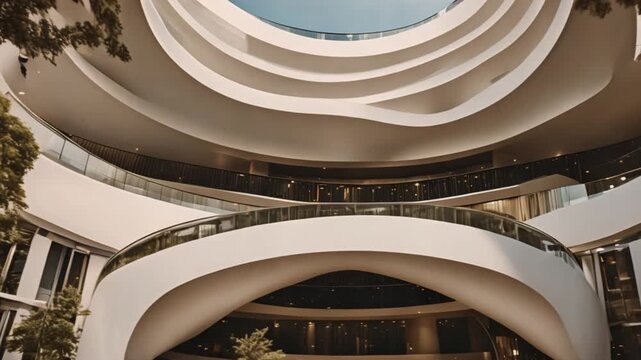 luxury apartment building in the middle of the city center