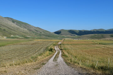 Obraz premium Castelluccio di Norcia the roof of the Apennines and the heart of the Sibillini Mountains