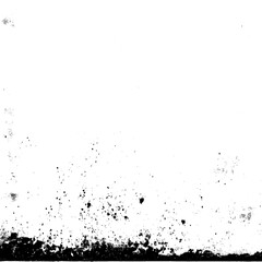 Distressed Black and White Grunge Texture Overlay