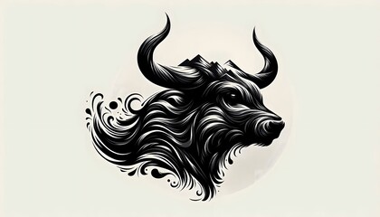 Fototapeta premium head of a bull