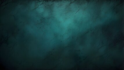 Fototapeta premium grunge header design copy space, blue green black abstract backdrop, and a dark, grainy banner with noise texture