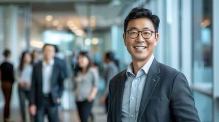 The confident businessman