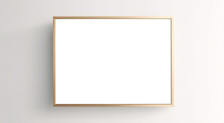 Diseño interior escandinavo de sala de estar con consola de madera, anillos en la pared, marco de póster simulado, flores en jarrón y elegantes accesorios personales	