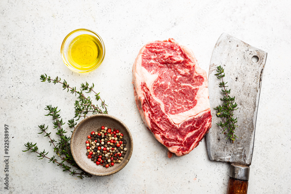 Canvas Prints Raw Beef Steak