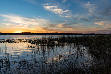 Sunset at Lake Tarpon, FL...