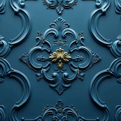 Elegant vintage gold-patterned background with floral ornaments and seamless design, perfect for luxurious wallpaper or decorative art