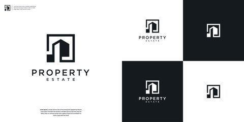 house property logo real estate company