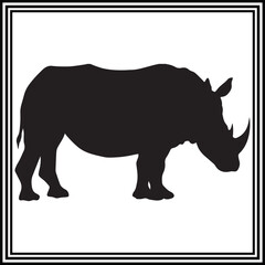 Rhino Black silhouette.