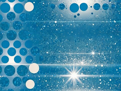 puntos redondos de semitono azul fondo de geometr&iacute;a abstracta