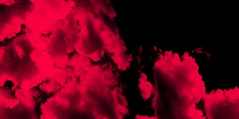 Red realistic fog or mist brush effect smoke vape texture overlays vector cloud. Dark red grungy canvas texture. Stains on paper texture. abstract red background texture wall wallpaper.