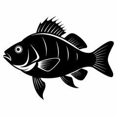 Perch Black silhouette