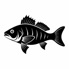 Perch Black silhouette