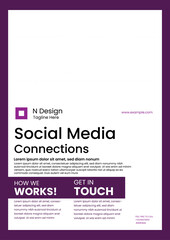 CREATIVE MINIMAL SIMPLE BUSINESS MODERN A4 SINGLE SIDED FLYER DESIGN TEMPLATE