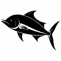 Mahi-mahi Black silhouette