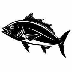 Mahi-mahi Black silhouette