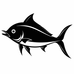 Mahi-mahi Black silhouette