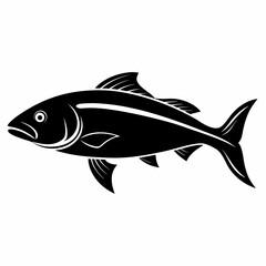 Mahi-mahi Black silhouette