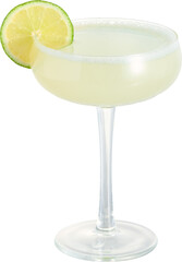 Transparent Daiquiri, Cuba drink cocktail high details - Ready to use Premium PNG Cutout isolated image