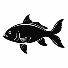 Carp Black silhouette