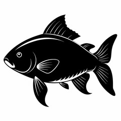 Carp Black silhouette
